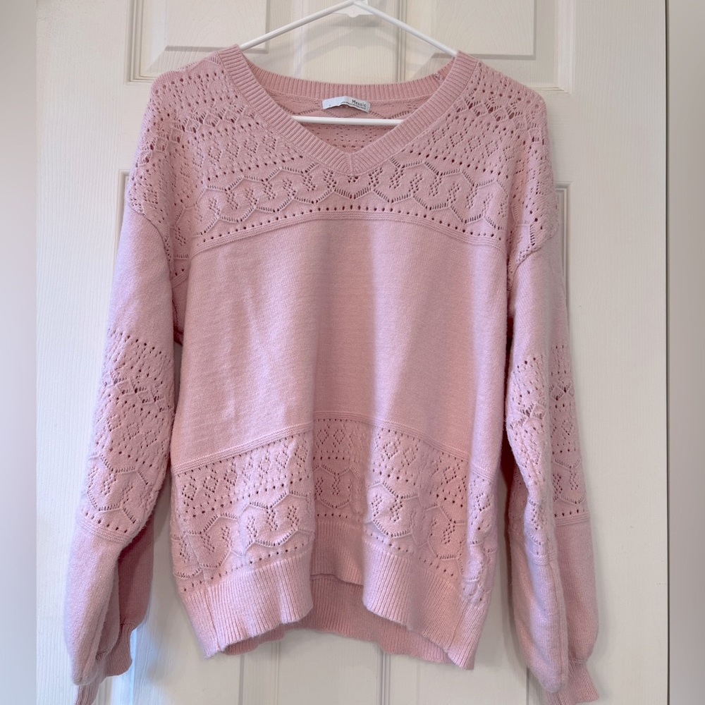 Messic | Sweater Light Pink | Women’s Large | New without tags